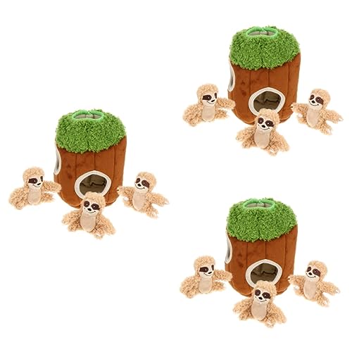 Supvox 12 STK Haustier Spielzeug Plüschtier Interactive Dog Toys Kauspielzeug für Hunde Spielzeuge Rätsel ausgestopftes Tier Hundespielzeug quietschendem Fell Haustier Hund Spielzeug von Supvox