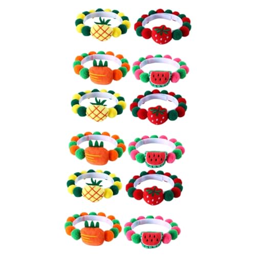 Supvox 3sets Haustierhalsband Candy Stilvolles Obst Katzenhalsband Für Party Kätzchen Dekoratives Halsornament 4pcs * 3 von Supvox