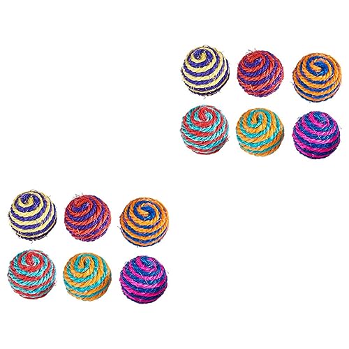 Supvox 12stücke Sisalball Katzenspielzeug Interaktives Spielzeug Für Katzen Material Zufällige Farben Und Beschäftigen Supvox 12stücke Sisalball Katzenspielzeug Interaktives Spielzeug Für Katzen Material Zufällige Farben Und Beschäftigen von Supvox