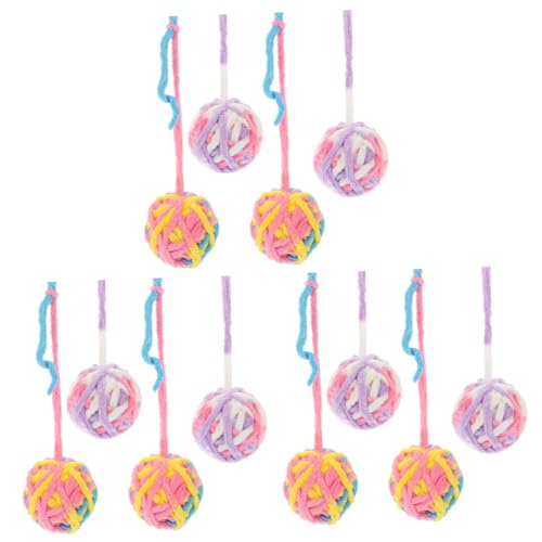 Supvox 12 STK Wollknäuel Kratzbaum Für Wohnungskatzen Ästhetisches Katzenspielzeug Frettchenspielzeug Katzenspielzeug Für Drinnen Katzenkratzer Mit Kugel Dribbeln Den Ball Schnappen Garn Supvox 12 STK Wollknäuel Kratzbaum Für Wohnungskatzen Ästhetisches Katzenspielzeug Frettchenspielzeug Katzenspielzeug Für Drinnen Katzenkratzer Mit Kugel Dribbeln Den Ball Schnappen Garn von Supvox