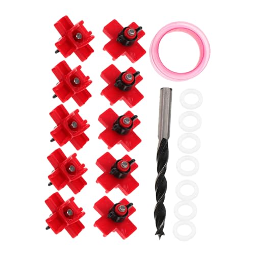Supvox 12 Satz Robustes Geflügeltränkesystem für Hühner mit Bohrbits und Dichtungsband Optimal für Hühnerställe und Einfache Installation Supvox 12 Satz Robustes Geflügeltränkesystem für Hühner mit Bohrbits und Dichtungsband Optimal für Hühnerställe und Einfache Installation von Supvox