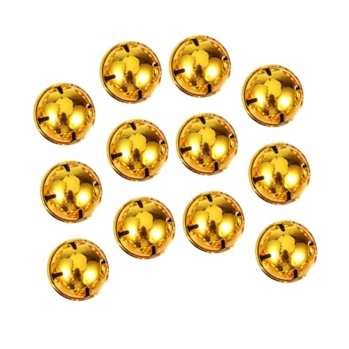 Supvox Weihnachtsglocken Anhänger Für Haustiere Bunte Pentagramm Muster Dekorative Zubehör Für DIY Hängedekorationen Goldene Weihnachtsglocken Für Haustierkragen von Supvox