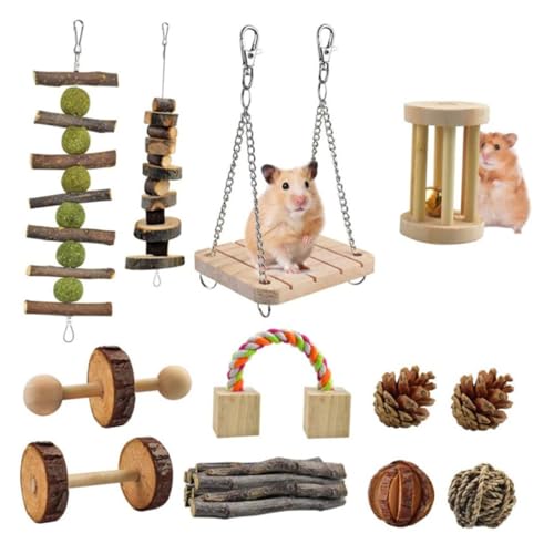 Supvox 12stücke Teiliges Holzspielzeug Hamster Und Kleintiere Klettergerüst Und Kaumaterial Für Gesunde Zähne Geeignet Für Ratten Meerschweinchen Und Kaninchen Supvox 12stücke Teiliges Holzspielzeug Hamster Und Kleintiere Klettergerüst Und Kaumaterial Für Gesunde Zähne Geeignet Für Ratten Meerschweinchen Und Kaninchen von Supvox