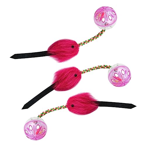 Supvox 15 STK Katzenspielzeugball Katzenzubehör Verschleißfeste Katzenangel Katzenspielzeug Mit Glöckchen Lustiger Katzen-Teaser Katze Jagen Rj Plüsch Kätzchen Austauschbar PVC-Kunststoff Supvox 15 STK Katzenspielzeugball Katzenzubehör Verschleißfeste Katzenangel Katzenspielzeug Mit Glöckchen Lustiger Katzen-Teaser Katze Jagen Rj Plüsch Kätzchen Austauschbar PVC-Kunststoff von Supvox