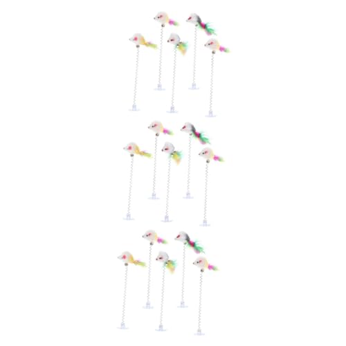 Supvox 15 STK Saugnapf necken Katzen Stick interaktives Spielzeug federstange Zauberstäbe für Katzen Interaktives Katzenspielzeug Spielzeuge Plüschtier Katzenstockspielzeug Katzen-Teaser Supvox 15 STK Saugnapf necken Katzen Stick interaktives Spielzeug federstange Zauberstäbe für Katzen Interaktives Katzenspielzeug Spielzeuge Plüschtier Katzenstockspielzeug Katzen-Teaser von Supvox
