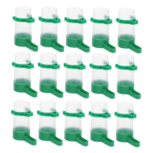Supvox 15 Stück Teiliges Automatisches Vogeltränke Kunststoff Auslaufsicherer Wasserspender für Käfig Geeignet für Wellensittiche Nymphensittiche Wachteln und Kleine Papageien Einfache Supvox 15 Stück Teiliges Automatisches Vogeltränke Kunststoff Auslaufsicherer Wasserspender für Käfig Geeignet für Wellensittiche Nymphensittiche Wachteln und Kleine Papageien Einfache von Supvox