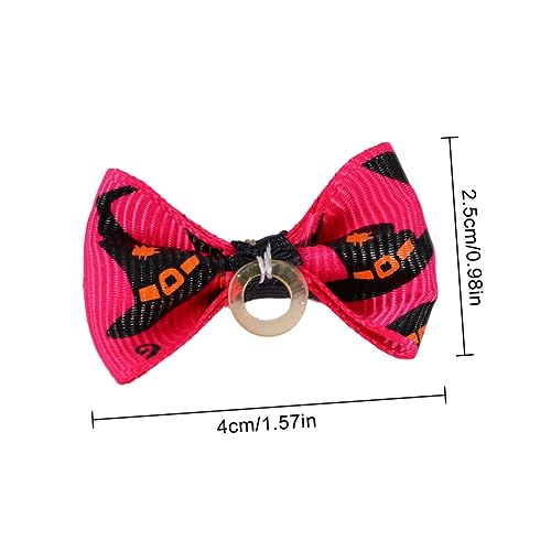 Supvox 16 Stück Hund Halloween Gummiband Kopfschmuck Hund verkleiden Tierhaarentferner gießen Bögen Haustier Halloween Haarschmuck hundehaarspange Hundehaarseil Seil aus Tierhaaren Tuch von Supvox