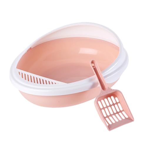 Supvox 1Satz Halbgeschlossenes Katzenklo Mit Spritzschutz Katzenbedarf Abnehmbar Reinigen Innenräume Und Balkone Supvox 1Satz Halbgeschlossenes Katzenklo Mit Spritzschutz Katzenbedarf Abnehmbar Reinigen Innenräume Und Balkone von Supvox