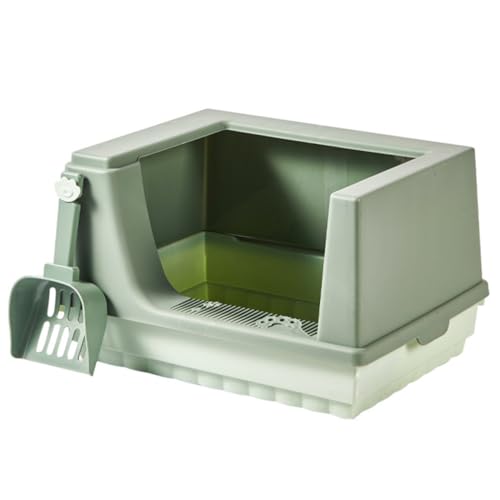 Supvox 1Satz Haustier für Katzen Halbgeschlossen Abnehmbare Box mit Splash Design Große Katzen für Reinigen für Tierhandlung Supvox 1Satz Haustier für Katzen Halbgeschlossen Abnehmbare Box mit Splash Design Große Katzen für Reinigen für Tierhandlung von Supvox