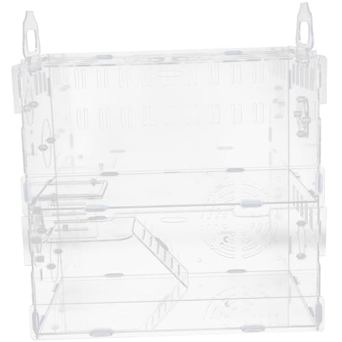 Supvox 1Stk Hamsterkäfig hamsterhaus Hamster gehege Tierspielzeug Hamsterröhren Spielzeuge Kaninchenspielzeug Villenkäfig für kleine Haustiere Hamstervilla Meerschweinchen der Zaun Igel von Supvox
