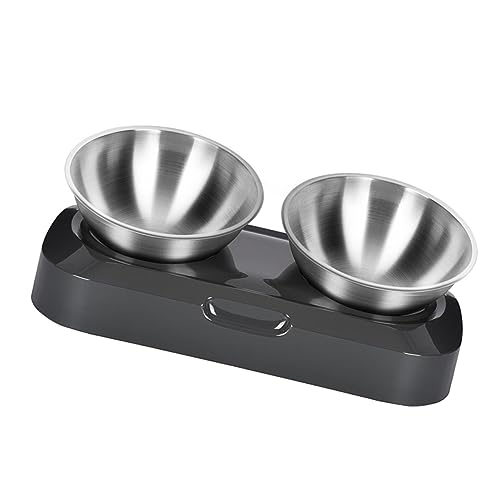 Supvox Edelstahl Katze Feeder Gekippt Katze Futternäpfe Erhöhte Basis Pet Supplies für Einfaches und Supvox Edelstahl Katze Feeder Gekippt Katze Futternäpfe Erhöhte Basis Pet Supplies für Einfaches und von Supvox