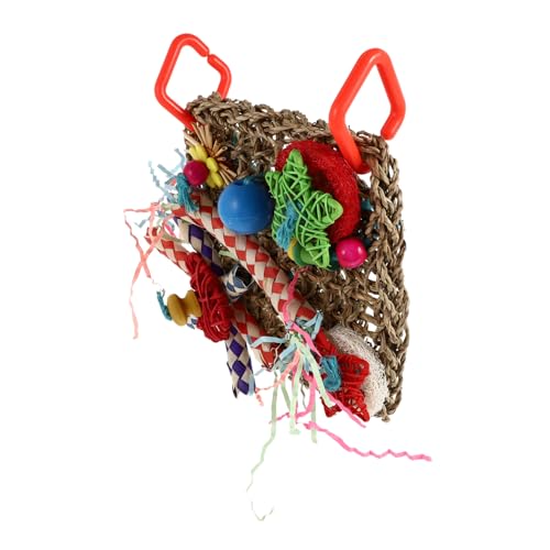 Supvox Parrot Shredder Toy Woven Nibbling Straw Toy Für Papageien Sicheres Kauspielzeug Für Wellensittiche Und Vögel Langlebig Spielzeug Oder Dekoration Nutzbar von Supvox