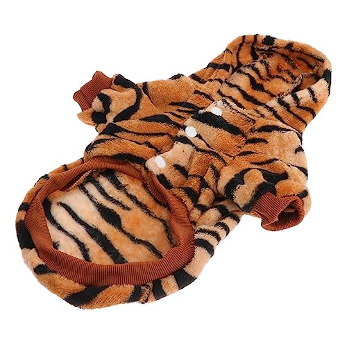 Supvox 1stück Tiger Cosplay Kleidung Für Kleine Hunde Winter-Hoodie Aus Warmem Fleece Niedliches Haustier-Outfit Für Fotografie Und Täglichen Gebrauch Für Supvox 1stück Tiger Cosplay Kleidung Für Kleine Hunde Winter-Hoodie Aus Warmem Fleece Niedliches Haustier-Outfit Für Fotografie Und Täglichen Gebrauch Für von Supvox