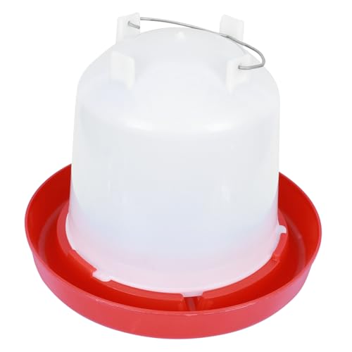 Supvox 1Stk Tränkeeimer für Hühner Futtertrog für Hühner Wasserzufuhr Geflügelfutter geflügel tränke Geflügeltränke wasserflasche Futterautomat für Geflügel Futterautomat für Hühner pp von Supvox