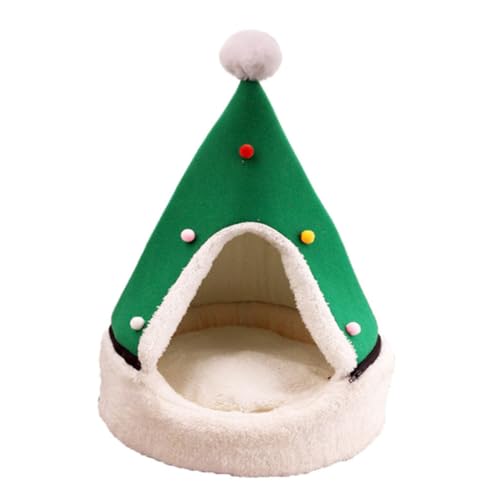 Supvox 1pc Weihnachten Baum Haustier Zelt Höhle Weihnachten Haustier Bett Welpen für Hunde Katzen Schweine Supvox 1pc Weihnachten Baum Haustier Zelt Höhle Weihnachten Haustier Bett Welpen für Hunde Katzen Schweine von Supvox