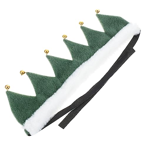Supvox Modischer Hunde-Weihnachts-Kapuzenpullover Haustier-schal Glocke Stilvolles Dekoratives Halsband von Supvox