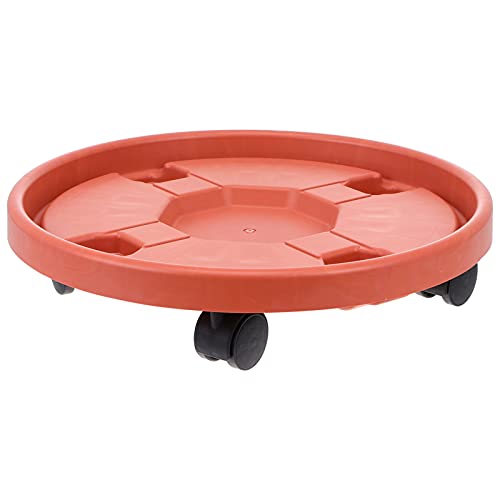 Supvox Universalräder Rundes Blumentopfgestell Beweglicher Vasenhalter Wasserspeicher Dickes Material von Supvox