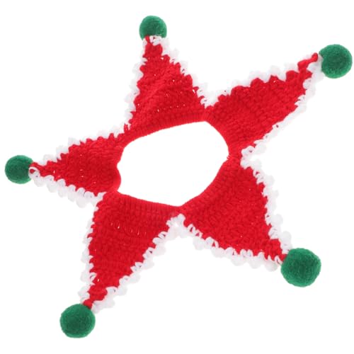 Supvox Haustier Weihnachtsoutfit Hund Katze Schal Weihnachtsthema Frohe Weihnachten Halstuch Schal Hund Bandana von Supvox