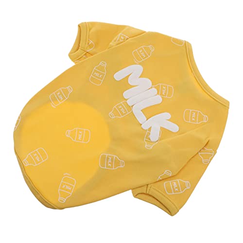 Supvox 1stk Hundekleidung Hundespielzeug Züchten Sweatshirts Für Hunde Hundehalsbänder Für Mittelgroße Hunde Hundenapf Hundepullover Kragen Welpenunterlagen Dackel-Shirt Baumwolle Yellow Supvox 1stk Hundekleidung Hundespielzeug Züchten Sweatshirts Für Hunde Hundehalsbänder Für Mittelgroße Hunde Hundenapf Hundepullover Kragen Welpenunterlagen Dackel-Shirt Baumwolle Yellow von Supvox