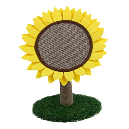 Supvox Krallenspielzeug Zum Schleifen – Pfosten Umweltfreundliche Materialien Sicher Für Katzen Sonnenblumenmuster von Supvox
