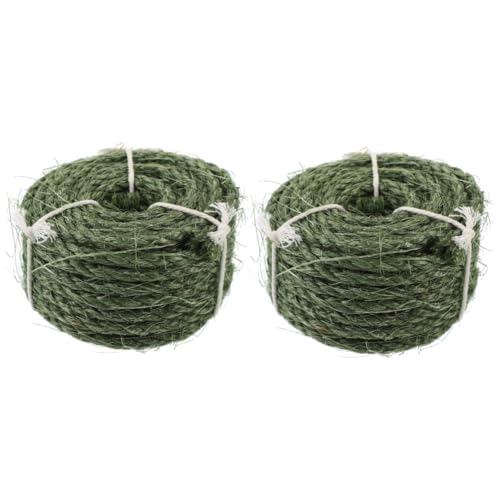 Supvox 2rollen Sisal Seil Für Katzenkratzbaum Natürliche Und Ersatzrolle Für Projekte Und Reparaturen Für Kratzmöbel Und Heimaccessoires Supvox 2rollen Sisal Seil Für Katzenkratzbaum Natürliche Und Ersatzrolle Für Projekte Und Reparaturen Für Kratzmöbel Und Heimaccessoires von Supvox