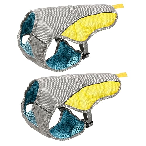 Supvox 2 STK Kühlweste für Hunde Hundekühljacke Weste Hündchen Kühlweste pet Supplies haustierbedarf Welpengeschirr Tanktops Kühljacke für Haustiere Coole Weste für Haustier atmungsaktiv von Supvox