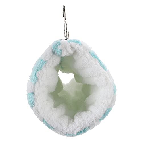 Supvox 2stücke Hängende Tunnel-hängematte Für Kleintiere Warmer Plüsch-Tunnel Für Hamster Eichhörnchen Und Andere Nager Zum Schlafen Und Spielen Herzgrün von Supvox