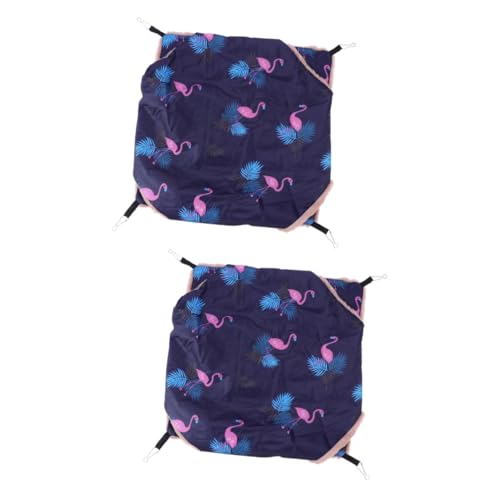 Supvox 2 Stück Haustier-hängematten Mit Doppelschicht-Design Gemütliches Hängebett Für Hamster Tiere Einfach Zu Verwenden Supvox 2 Stück Haustier-hängematten Mit Doppelschicht-Design Gemütliches Hängebett Für Hamster Tiere Einfach Zu Verwenden von Supvox