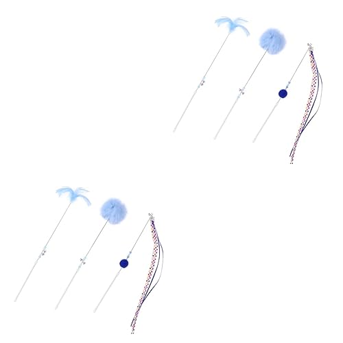 Supvox 2 Sätze 3tlg Lustiger Katzenfeenstab Katzen-Teaser-Stick Cat Play Teaser-Stick Katzenstock Kätzchen Spielzeug Interaktives Kätzchenspielzeug Interaktiver Katzenstab Schleife Supvox 2 Sätze 3tlg Lustiger Katzenfeenstab Katzen-Teaser-Stick Cat Play Teaser-Stick Katzenstock Kätzchen Spielzeug Interaktives Kätzchenspielzeug Interaktiver Katzenstab Schleife von Supvox
