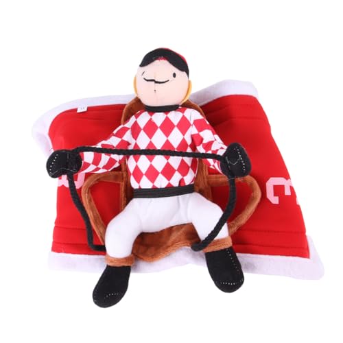 Supvox 2 Sätze Hundekleidung Tier kostüm tierkostüm Hundekörper Hunde-Cosplay-Kostüm roter Kapuzenpullover Kleider Hundekostüm aus Baumwolle Kleidung für Haustiere Teilt einstellen Pyjama von Supvox