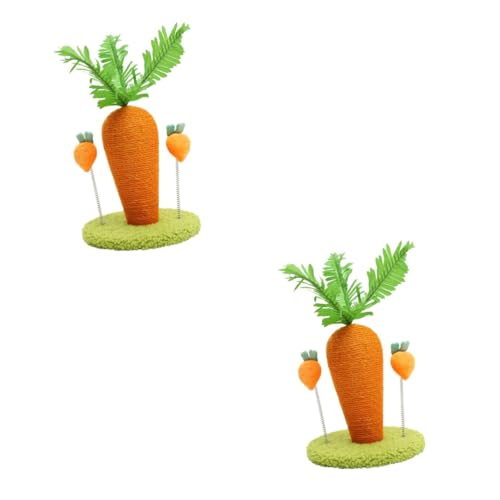 Supvox 2 Sets Katzenspielzeug-Set Kratzstange Für Kätzchen Indoor-Spielzeug Verschleißfestes Material Ruhematte Für Katzen von Supvox