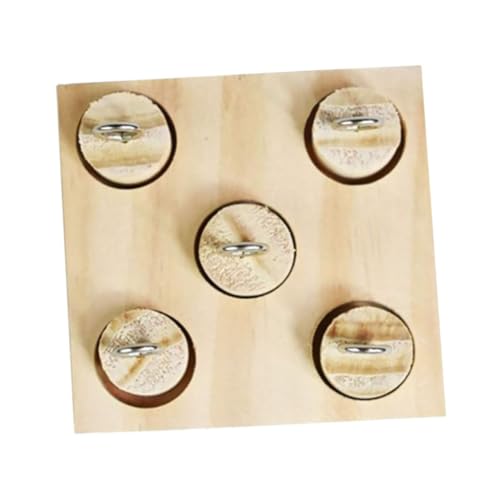 Supvox Papageien Puzzle Spielzeug Intelligenzspielzeug für Vögel Holzmaterial Kreatives Trainingsspielzeug Fördert Farblernen Langlebig und Spaßig von Supvox