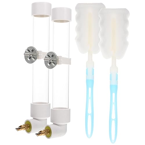 Supvox 2sätze Automatischer Vogel-wasserspender Für Papageien Langlebige Und Spritzwassergeschützte Trinkflasche Aus -freiem Einfach Nachzufüllen Für Käfige Von Kleinen Bis Supvox 2sätze Automatischer Vogel-wasserspender Für Papageien Langlebige Und Spritzwassergeschützte Trinkflasche Aus -freiem Einfach Nachzufüllen Für Käfige Von Kleinen Bis von Supvox