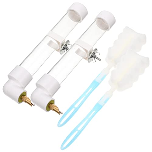 Supvox 2 Sätze Vogelkäfig Wasserspender Automatischer Trinkbehälter für Papageien und Nymphensittiche mit Reinigungsbürste für Futter und Wasser Zubehör für Zufällige Zufällige Farbe Supvox 2 Sätze Vogelkäfig Wasserspender Automatischer Trinkbehälter für Papageien und Nymphensittiche mit Reinigungsbürste für Futter und Wasser Zubehör für Zufällige Zufällige Farbe von Supvox