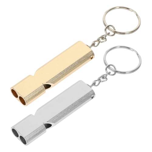 Supvox 2 Stück Aluminiumlegierung Taubenpfeife Langlebige Outdoor Trillerpfeife für Taubentraining mit Schlüsselring Praktische Tauben Trainingshilfe Supvox 2 Stück Aluminiumlegierung Taubenpfeife Langlebige Outdoor Trillerpfeife für Taubentraining mit Schlüsselring Praktische Tauben Trainingshilfe von Supvox