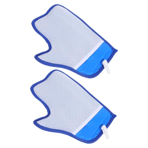 Supvox 2 Stück Doppelseitige Pet Hair Mitts mit Elektrostatischer Technologie Wiederverwendbare Tierhaarentferner-Handschuhe für Katzen und Hunde Geeignet für Möbel Kleidung Auto und von Supvox