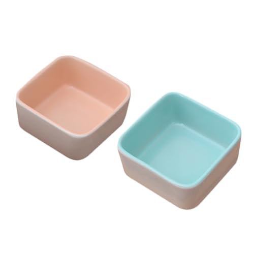 Supvox 2stücke Keramische Hamster-futternäpfe Bunte Schalen Für Kleintiere Rutschfester Boden Wiederverwendbare Futter Und Wasserschalen Für Hamster Und Chinchillas Supvox 2stücke Keramische Hamster-futternäpfe Bunte Schalen Für Kleintiere Rutschfester Boden Wiederverwendbare Futter Und Wasserschalen Für Hamster Und Chinchillas von Supvox