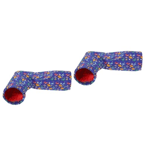 Supvox 2St Hamster-Tunnelnest Meerschweinchen verstecken Kaninchenspielzeug Hamster Tunnel kleintierhaus Haustiere Spielzeug für draußen Atmungsaktiver Haustiertunnel Hamsterversteck Hase von Supvox