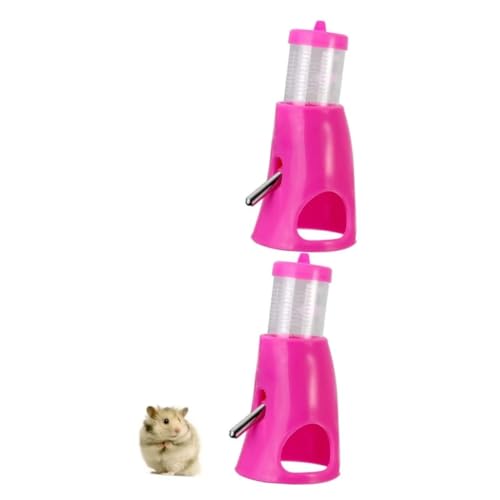 Supvox 2stücke Kleintier Trinkflasche Mit Stabilem Kunststoffboden Hamster Wasserspender Leicht Zu Reinigen Für Dwarf Hamster Und Andere Kleine Nagetiere von Supvox