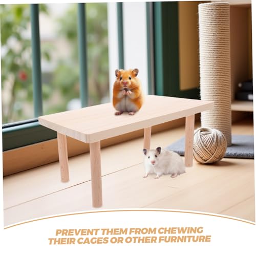 Supvox 2 Stück Hamsterkäfig Plattform aus Hochwertigem Holz Glatte Kanten Robustes Klettern und Vielseitig für Zwerghamster Meerschweinchen und Chinchillas Praktische Etagenlandschaft Supvox 2 Stück Hamsterkäfig Plattform aus Hochwertigem Holz Glatte Kanten Robustes Klettern und Vielseitig für Zwerghamster Meerschweinchen und Chinchillas Praktische Etagenlandschaft von Supvox