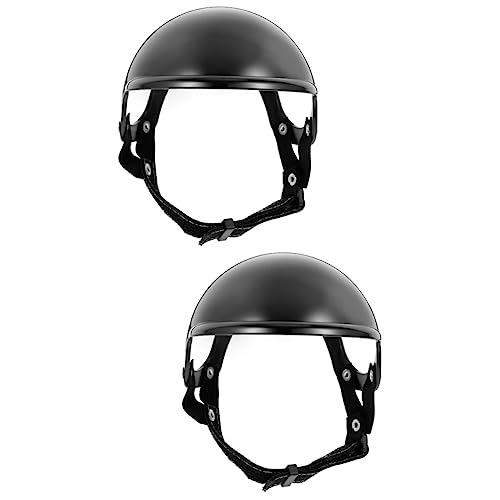 Supvox 2 Stück Haustier Roller Sicherheitsschutz Welpenmütze Katzenhelm Sicherheitskopfbedeckung Für Sicherheitshelm Dekorativer Hundehelm Blinder Hundehelm Hunde Football Helm von Supvox