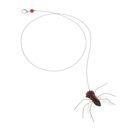Supvox 2 Stück Interaktive Katzenangel mit Insekten Nachfüllköpfen Lange Schnur für Spielerische Katzenbeschäftigung im Innenbereich Anregendes Haustier Supvox 2 Stück Interaktive Katzenangel mit Insekten Nachfüllköpfen Lange Schnur für Spielerische Katzenbeschäftigung im Innenbereich Anregendes Haustier von Supvox