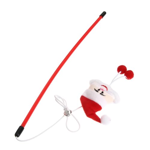 Supvox 2er Set Interaktive Katzenspielzeuge Mit Glocke Flirtspielzeug Für Katzen Katzenangel Zum Trainieren Und Ideales Für Katzenliebhaber Zu Weihnachten Supvox 2er Set Interaktive Katzenspielzeuge Mit Glocke Flirtspielzeug Für Katzen Katzenangel Zum Trainieren Und Ideales Für Katzenliebhaber Zu Weihnachten von Supvox