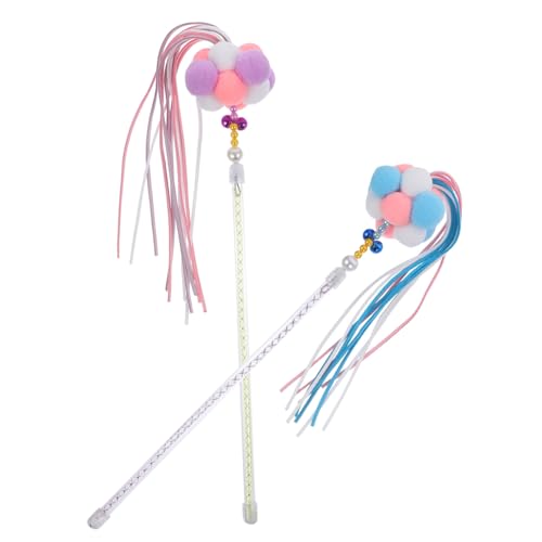 Supvox 2 Stück Interaktives Katzenspielzeug Teiliges Bunte Spielangel für Kätzchen Langlebig und Sicher zur Beschäftigung und Bewegung Drinnen Geeignet Blau und Supvox 2 Stück Interaktives Katzenspielzeug Teiliges Bunte Spielangel für Kätzchen Langlebig und Sicher zur Beschäftigung und Bewegung Drinnen Geeignet Blau und von Supvox