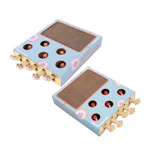 Supvox 2 Stück Katzenspielzeug Übungsspielzeug für Katzen Katzen-Kratzunterlage Kätzchen interaktives Spiel Katzenkratzspielzeug Katzenschlagspiel Katzenkratzbrett Wellpapier Supvox 2 Stück Katzenspielzeug Übungsspielzeug für Katzen Katzen-Kratzunterlage Kätzchen interaktives Spiel Katzenkratzspielzeug Katzenschlagspiel Katzenkratzbrett Wellpapier von Supvox