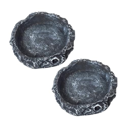 Supvox 2 Stück Klettern Wasserfutterschale Reptilienfutter und Wasserschale Reptilien -Trinkschale Wasserfutternapf für Reptilien Wassernapf für Reptilien Reptilienwasserschale Kunstharz Supvox 2 Stück Klettern Wasserfutterschale Reptilienfutter und Wasserschale Reptilien -Trinkschale Wasserfutternapf für Reptilien Wassernapf für Reptilien Reptilienwasserschale Kunstharz von Supvox