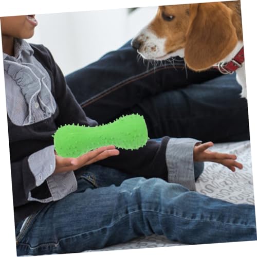 Supvox 2 Stück Langlebiges Hundespielzeug Knochenform mit Quietscher Sicheres Kauspielzeug für Welpen Interaktives Beißspielzeug zur Zahnpflege und Trainingshilfe Supvox 2 Stück Langlebiges Hundespielzeug Knochenform mit Quietscher Sicheres Kauspielzeug für Welpen Interaktives Beißspielzeug zur Zahnpflege und Trainingshilfe von Supvox