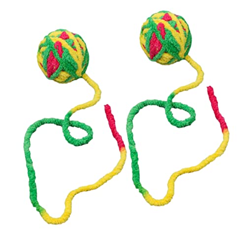 Supvox 2stücke Interaktives Katzenspielzeug Woolen Yarn Ball Für Katzenspaß Langlebiger Kauspielzeug Ball Zum Zähneputzen Und Spielen Zufällige Farben Supvox 2stücke Interaktives Katzenspielzeug Woolen Yarn Ball Für Katzenspaß Langlebiger Kauspielzeug Ball Zum Zähneputzen Und Spielen Zufällige Farben von Supvox