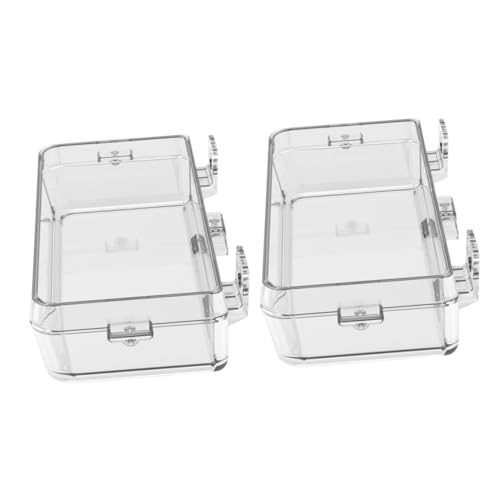 Supvox 2 Stück Reptilien Futterschale mit Saugnapf Transparent Kleine Futter und Wassernäpfe für Eidechsen Chamäleons Schildkröten Wiederverwendbare Futterschalen mit Glatter Oberfläche Supvox 2 Stück Reptilien Futterschale mit Saugnapf Transparent Kleine Futter und Wassernäpfe für Eidechsen Chamäleons Schildkröten Wiederverwendbare Futterschalen mit Glatter Oberfläche von Supvox