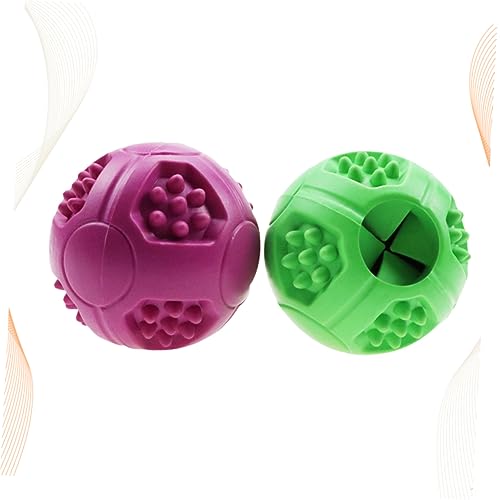 Supvox 2 Stück Spielzeug Trainingszubehör Gummiball Supvox 2 Stück Spielzeug Trainingszubehör Gummiball von Supvox